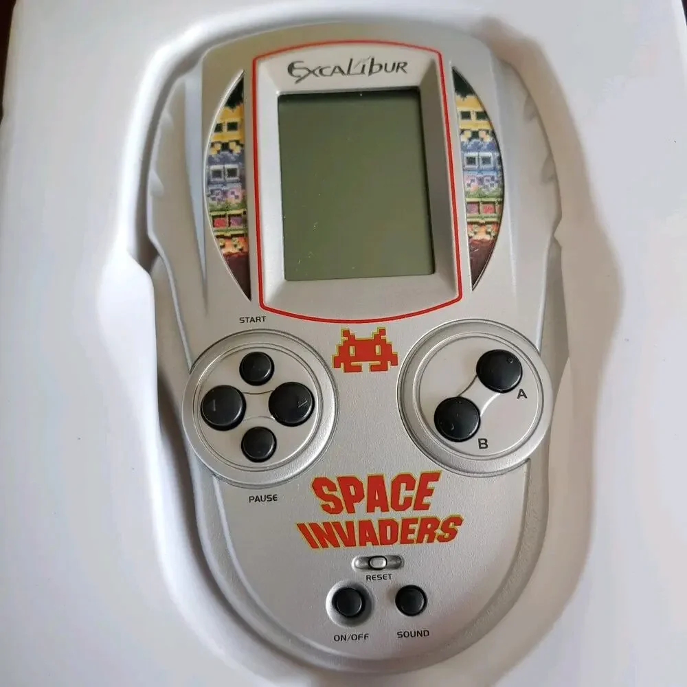 Vintage Space Invaders Platinum Handheld Vintage Electronic Game 2000s NEW